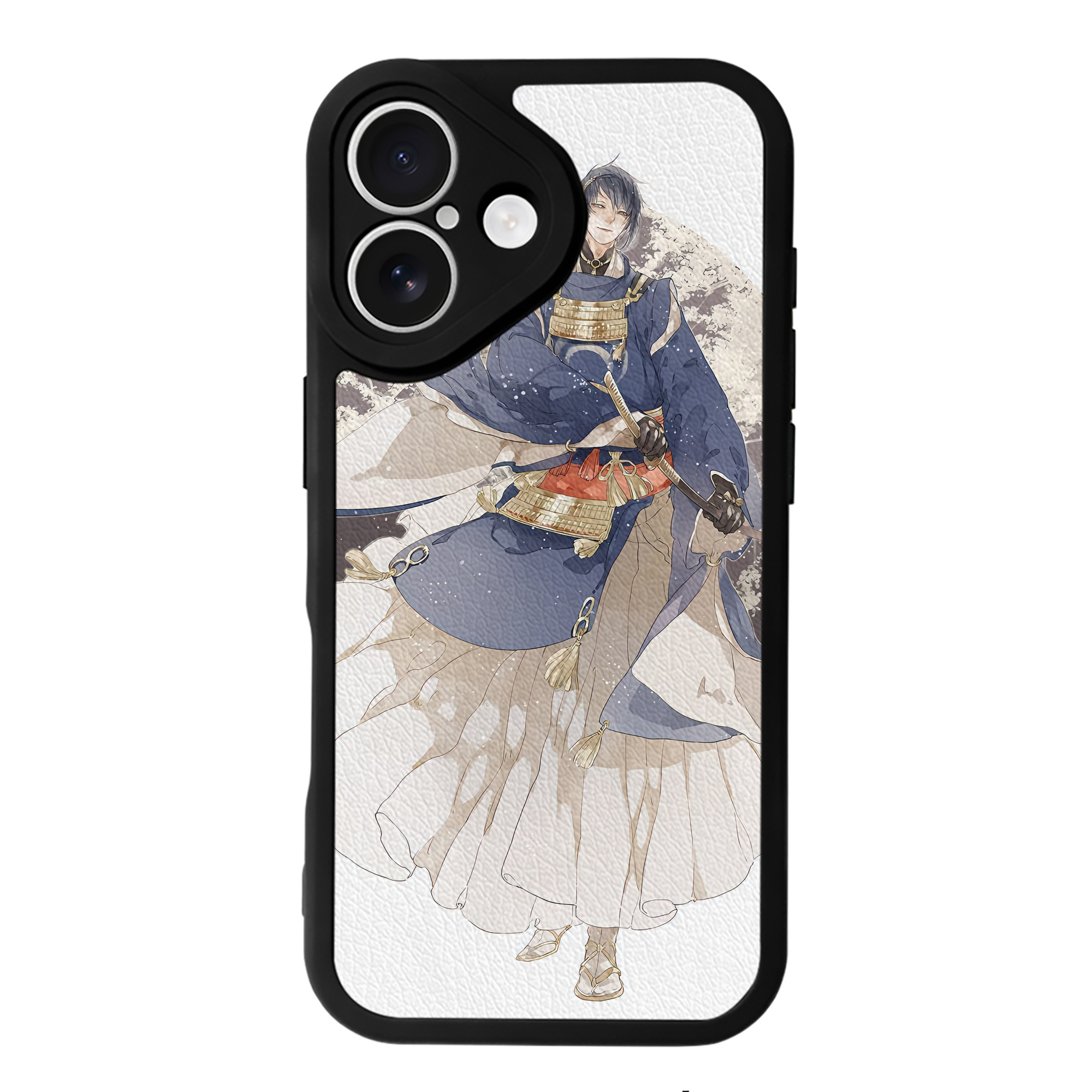 （画像用） 刀剣乱舞 Touken Ranbu 【iPhone 16シリーズ対応】シリコンスマホケース（レザー調） 材質：シリコン